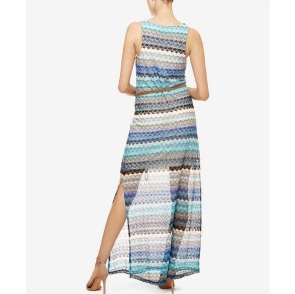 NWT, Revolve Sanctuary Striped Maxi Dress with Belt - Picture 3 of 17